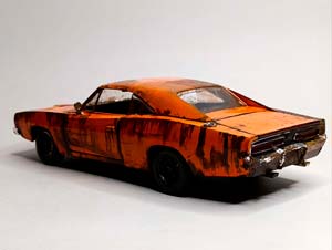 DODGE CHARGER- (1969) (RAT LOOK STYLING) 1:18 — фото 4