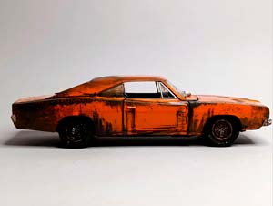 DODGE CHARGER- (1969) (RAT LOOK STYLING) 1:18 — фото 6