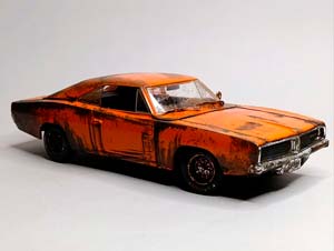 DODGE CHARGER- (1969) (RAT LOOK STYLING) 1:18 — фото 7