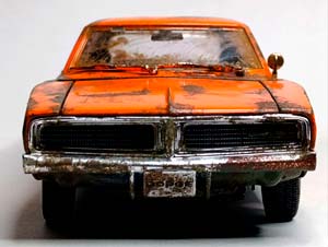 DODGE CHARGER- (1969) (RAT LOOK STYLING) 1:18 — фото 8