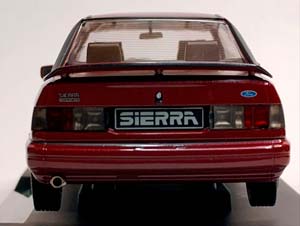 FORD SIERRA RS COSWORTH 4X4 -1992 DARK RED 1:18 — фото 4