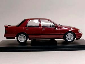 FORD SIERRA RS COSWORTH 4X4 -1992 DARK RED 1:18 — фото 6