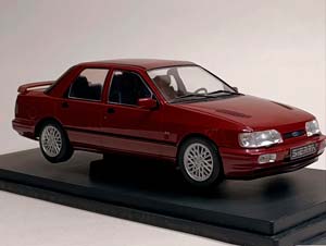 FORD SIERRA RS COSWORTH 4X4 -1992 DARK RED 1:18 — фото 7