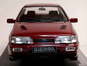 FORD SIERRA RS COSWORTH 4X4 -1992 DARK RED 1:18 — фото 8