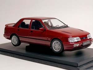 FORD SIERRA RS COSWORTH 4X4 -1992 DARK RED 1:18 — фото 9