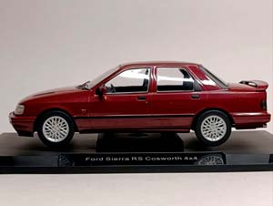 FORD SIERRA RS COSWORTH 4X4 -1992 DARK RED 1:18 — фото 2