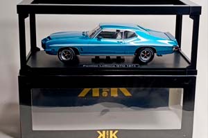 PONTIAC LEMANS GTO 1972 BLUE 1:18 KK SCALE — фото 9