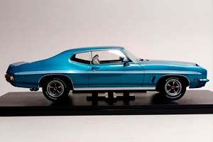 PONTIAC LEMANS GTO 1972 BLUE 1:18 KK SCALE — фото 6