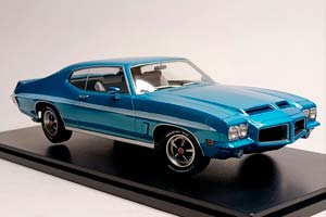 PONTIAC LEMANS GTO 1972 BLUE 1:18 KK SCALE — фото 7