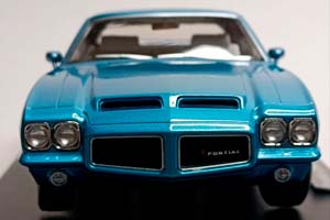 PONTIAC LEMANS GTO 1972 BLUE 1:18 KK SCALE — фото 8