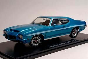 PONTIAC LEMANS GTO 1972 BLUE 1:18 KK SCALE — фото 1