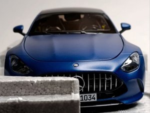 MERCEDES AMG GT63 (SPECTRAL BLUE) 1:18 NZG — фото 6