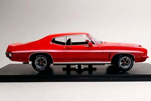 PONTIAC LEMANS GTO 1972 RED 1:18 KK SCALE — фото 7