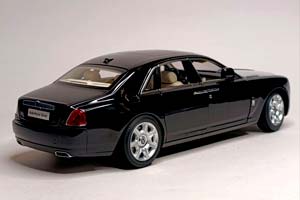 ROLLS-ROYCE GHOST BLACK/SILVER 1:18 KYOSHO — фото 5