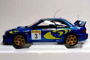 SUBARU IMPREZA WRX 1997 #3 AUTOART 1:18 — фото 2