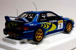 SUBARU IMPREZA WRX 1997 #3 AUTOART 1:18 — фото 5