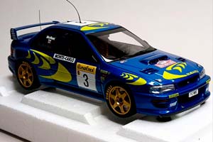 SUBARU IMPREZA WRX 1997 #3 AUTOART 1:18 — фото 7