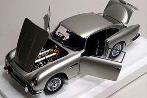 ASTON MARTIN DB5 1964 SILVER 1:18 AUTOART — фото 5
