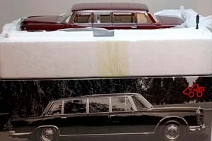 MERCEDES 600 LWB (W100) PULLMAN 1:18 NZG — фото 9