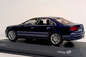 AUDI S8 (D3) 2010 BLUE 1:43 SOLIDO — фото 2