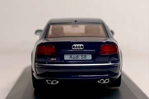 AUDI S8 (D3) 2010 BLUE 1:43 SOLIDO — фото 3