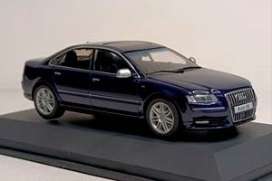 AUDI S8 (D3) 2010 BLUE 1:43 SOLIDO — фото 6
