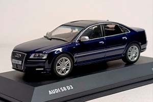 AUDI S8 (D3) 2010 BLUE 1:43 SOLIDO — фото 1