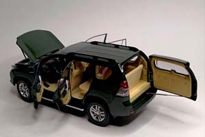 TOYOTA LAND CRUISER PRADO 150 GREEN 1:18 — фото 2