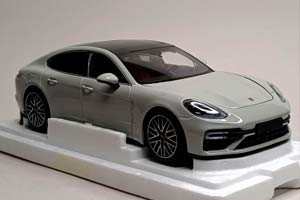 PORSCHE PANAMERA TURBO S 2020 GREY 1:18 — фото 7