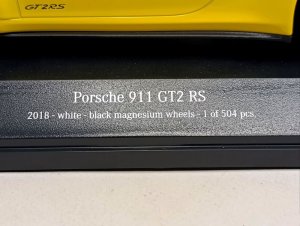 PORSCHE 911 (991.2) GT2 RS 2018 MINICHAMPS 1:18 — фото 8
