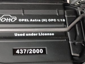 OPEL ASTRA (H) OPC 2006 OTTOMOBILE 1:18 — фото 8