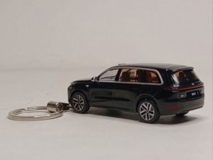 LIXIANG L9 BLACK 1:64 БРЕЛОК 70 ММ — фото 2