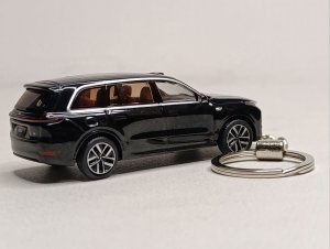 LIXIANG L9 BLACK 1:64 БРЕЛОК 70 ММ — фото 4