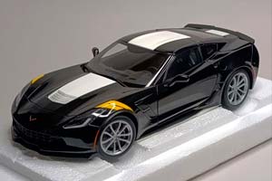 CHEVROLET CORVETTE C7 2017 BLACK AUTOART 1:18