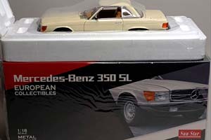 MERCEDES 350 SL (R107) 1977 SUN STAR 1:18 — фото 9