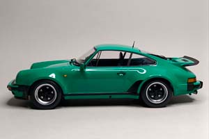 PORSCHE 911 TURBO 1977 GREEN 1:12 MINICHAMPS — фото 2