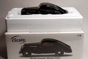 SKODA POPULAR MONTE CARLO BLACK 1:18 KK SCALE — фото 9