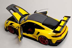 PORSCHE 911 (992) GT3 RS 2024 YELLOW 1:18 LIMITED — фото 2