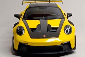PORSCHE 911 (992) GT3 RS 2024 YELLOW 1:18 LIMITED — фото 8