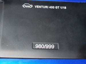 VENTURI 400 GT PHASE 2 BLUE 1:18 — фото 7