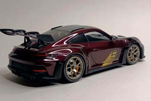 PORSCHE 911 (992) GT3 2024 PURPLE 1:18 LIMITED — фото 6