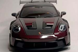 PORSCHE 911 (992) GT3 2024 PURPLE 1:18 LIMITED — фото 8