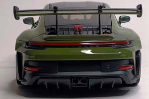 PORSCHE 911 (992) GT3 RS 2024 OLIVE 1:18 LIMITED — фото 5