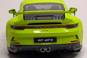 PORSCHE 911 GT3 2021 ACID GREEN 1:18 NOREV — фото 4