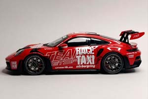 PORSCHE 911 (992) GT3 RS RACE TAXI NURBURGRING 1:18 — фото 3
