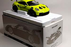PORSCHE 911 (992) GT3 RS ACID GREEN 1:18 LIMITED — фото 9