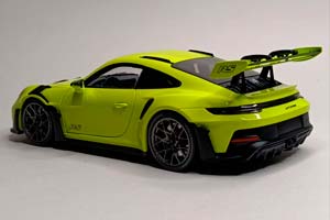 PORSCHE 911 (992) GT3 RS ACID GREEN 1:18 LIMITED — фото 4