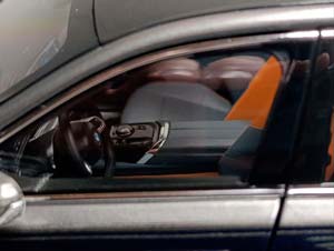 BMW I7 (7ER) BLUE/GREY G70 MINICHAMPS 1:18 — фото 8