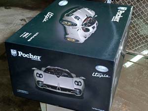 PAGANI UTOPIA СБОРНАЯ МОДЕЛЬ 1:8 POCHER — фото 6