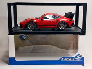 PORSCHE 911 GT3 RS 2024 RED 1:18 SOLIDO — фото 10